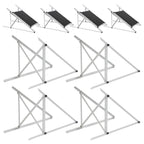 45" Solar Panel Mount Brackets Adjustable Solar Panel Tilt Mount Brackets for 100-400 Watts Solar Panel 2400Pa Windproof for Roof, RV, Ground, Boat and Off-Grid (Brackets)