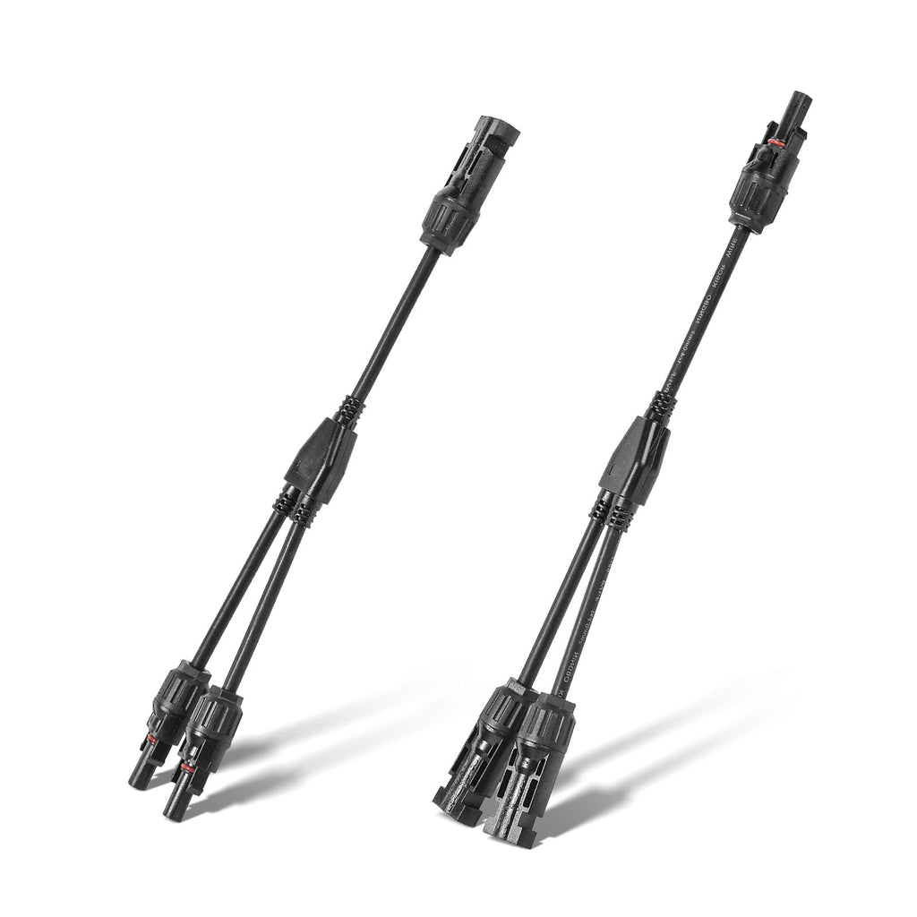 Solar Panel Connector 4 to 1 Solar Panel Splitter 4 Way 1000V Solar Panel Parallel Connectors Solar Adapter Cable Plug Pair for Solar System Solar Panel (4 to 1 1 Pair)