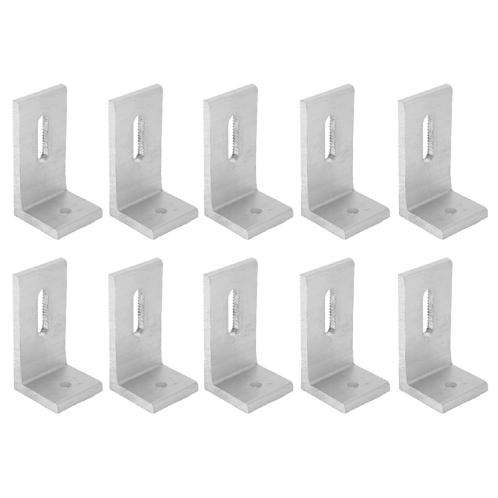 L Foot Solar Mount,Aluminum Alloy Photovoltaic Solar Panel Mounting L Brackets for Roof PV System Waterproof & Weather Proof,Strong Load (20PCS)