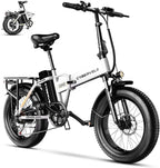 Vélo électrique pliable 1000 W, 48 V 20,8 Ah
