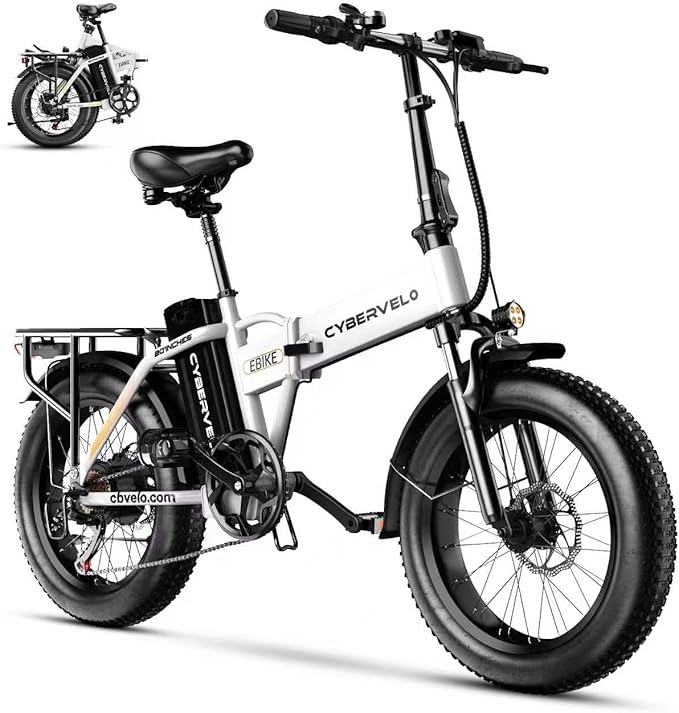Vélo électrique pliable 1000 W, 48 V 20,8 Ah