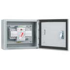 125 Amp 3P Dual Power Automatic Transfer Switch, 120/240V Generator Changeover Switch, with Metal Electrical Box for Outdoor and Indoor