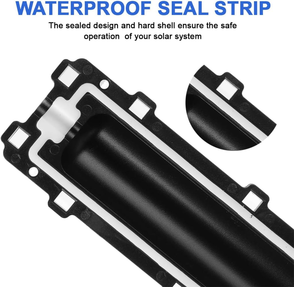 Waterproof Protection Box for Solar Panel Connectors 3PCS Marine Photovoltaic Connector Enclosure Case Weather Resistant Solar Cables Connection Protector Housing