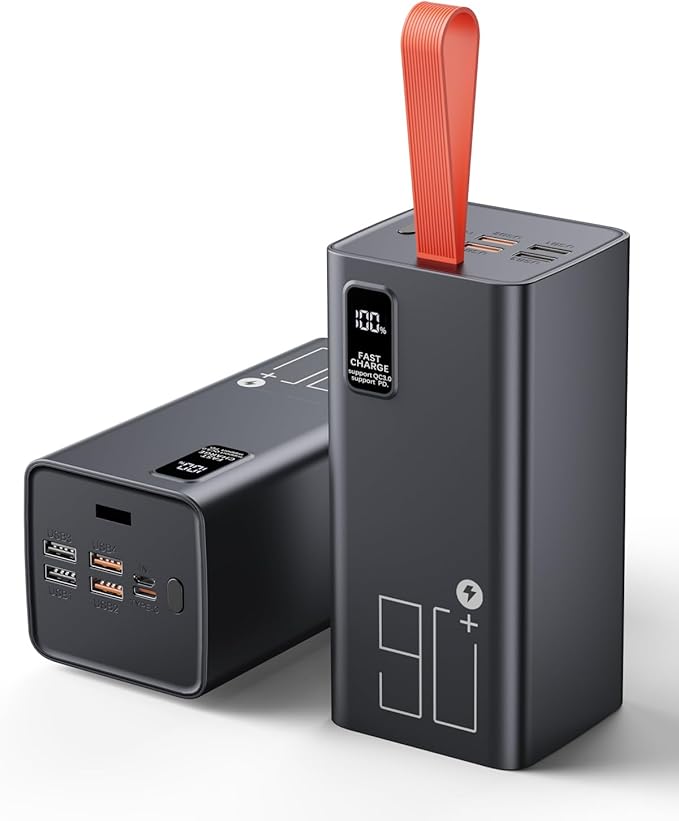 Chargeur portable avec batterie haute capacité de 90 000 mAh
