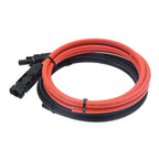 RIOCAN 10AWG Solar Extension Cable 5FT, One End with IP67 Waterproof PV Connector & One End Bare Wire, Tinned Copper for Solar Panel to Charge Controller, Solar Generator, RV, Boat, Off-Grid System