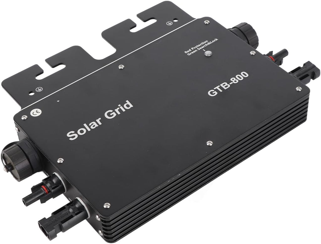 Solar Micro Inverter, 800W GTB, High Accuracy Monitoring, MPPT Control, Remote Operation, Easy Maintenance, for JackeryorFlashfishorGoal Power Stations, IP65 Water Resistant,