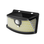 Aootek New Solar Motion Sensor Lights 120 LEDs with Lights Reflector,270° Wide Angle, IP65 Waterproof, Step Lights for Front Door, Yard, Garage, Deck (Black, Daylight White, 6-Pack)