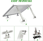 Solar Panel Mounting Brackets, 2 Sets Adjustable Solar Panel Tilt Mount Brackets, 14-27IN Adjust Solar Panel Rack, Support up to 100-450 Watt Mounting Bracket Set, Portable Stand for Roof RV Boat