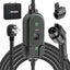 40A Fast Level 2 EV Charger, 240V / 9.6KW Portable Electric Vehicle Charging Stations, Home Electric Car Charger with 25FT Extension Cable, NEMA 14-50 Plug for All J1772 BEVs/PHEVs, ETL Certified