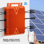 2800W Control Solar Grid Micro Inverter, Builtin Meter, MPPT Tracking, Mobile APP Monitoring, Easy Maintenance, IP66 Level, Compliant, PE Grounding (US Plug 120V)