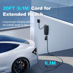 Level 1&2 Tesla Charger 2026 Upgraded, Level 1 ev Charger for Tesla with 20FT Cable, 3.5KW 16Amp, 110V-240V, NEMA 6-20 & 5-15, NACS Connector, Portable Electric Car Charger for Tesla Models Y/X/3/S