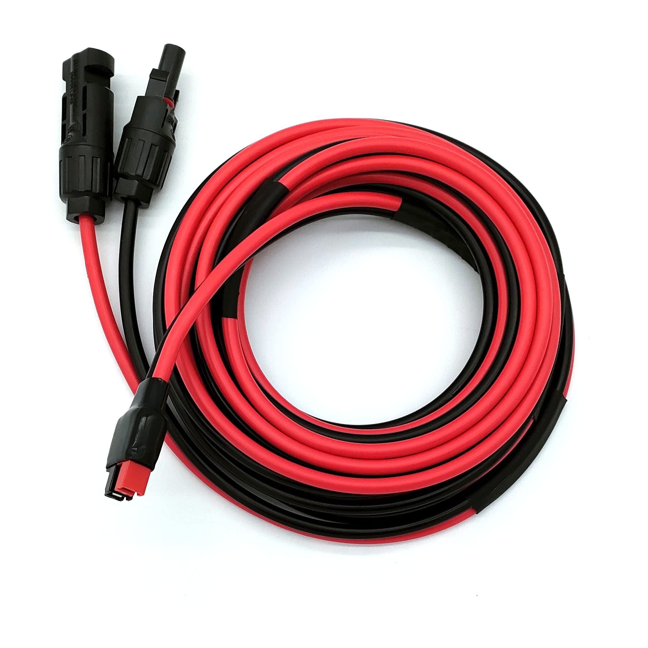 Magiktech Solar Panel Kits Charge Cable Compatible with Anderson Adapter and Solar Connectors for Portable Power Stations Solar Generators (10AWG 6 FT Horizontal)