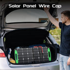 Bateria Power 12 Pairs Solar Connector Caps, IP68 Solar Panel Connectors Caps Weather Resistant Solar Dust Caps for Male and Female Solar Connectors