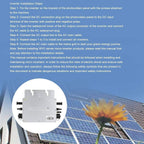 Solar Micro Inverter, Waterproof Wvc-2000W Grid Tie Mppt Pure Sine Wave 120 230V Automatic Identification Power Inverters Solar Grid Tie Micro Inverter