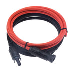 RIOCAN 10AWG Solar Extension Cable 5FT, One End with IP67 Waterproof PV Connector & One End Bare Wire, Tinned Copper for Solar Panel to Charge Controller, Solar Generator, RV, Boat, Off-Grid System
