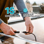 KNMIPJD Solar Panel Connector 6 to 1 Y Branch Parallel Adapter, 30A 1000V 10AWG Tool-Free IP67 Waterproof Cable for Solar Panels (Y Branch, 6to1(1Pairs))