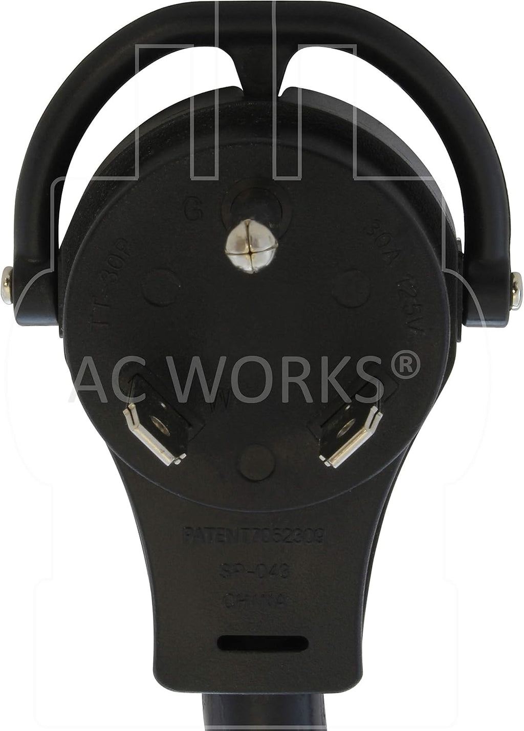 AC WORKS EV Charging Adapter for Tesla Use (TT-30P RV/Trailer 30A Gen2)