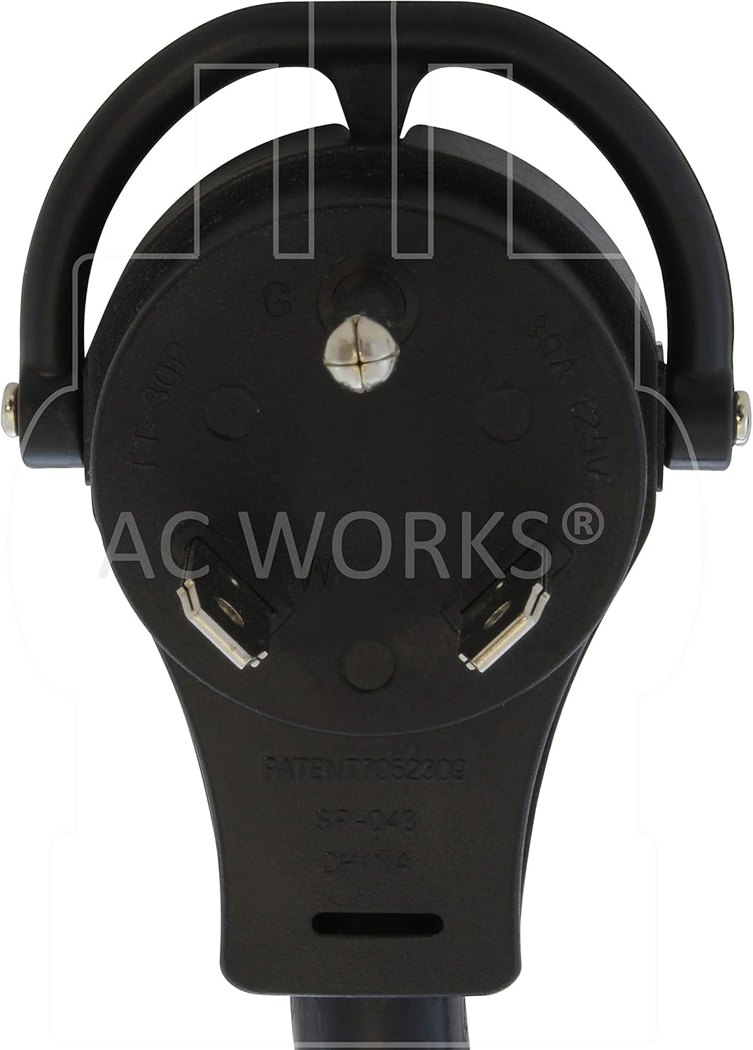 AC WORKS EV Charging Adapter for Tesla Use (TT-30P RV/Trailer 30A Gen2)