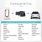 Lectron NACS to CCS Electric Vehicle Adapter with Interlock - (500A/1,000V) - Compatible with Tesla Superchargers - CCS1 EV Fast Charging with Vortex Plus [Check Automaker for Compatibility] - UL 2252