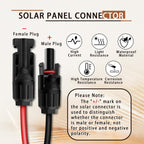 COMeap Solar Panel Adapter for Jackery, 6FT/1.8M Compatible with MC-4 to DC 8mm Extension Cable with DC7909 to DC8020/DC5525 Connector for GZ Yeti Bluetti Solar Generator Power Station 12AWG - Orange