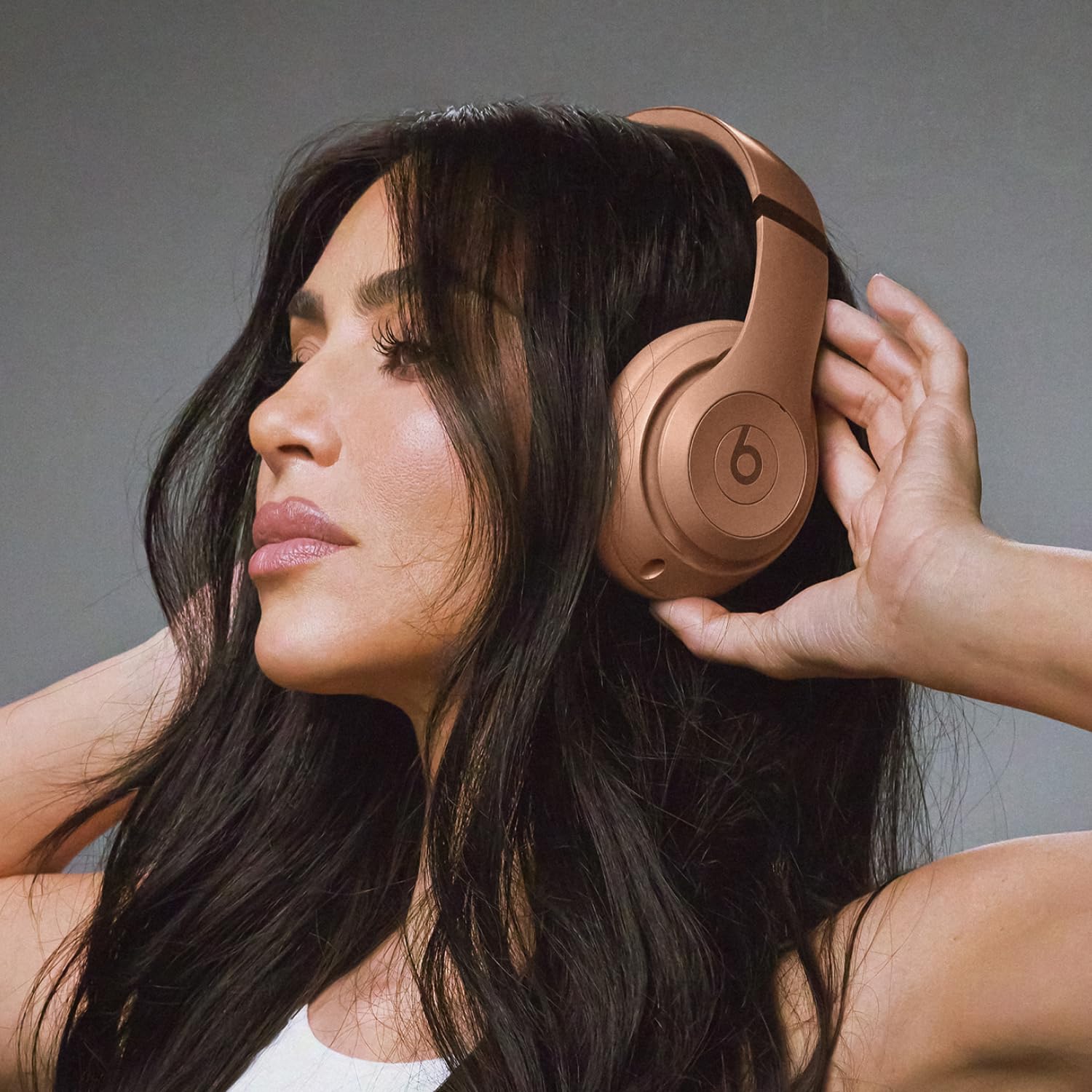 Beats Studio Pro x Kim Kardashian - Wireless Bluetooth Noise Cancelling Headphones - Dune (Renewed)