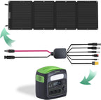 6-in-1 Solar Connector Kit with Female and Male Connectors, Universal Solar Adapter Cable Compatable for Solar Panel & Solar Power Staion