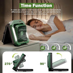 Ventilateur de camping à batterie solaire