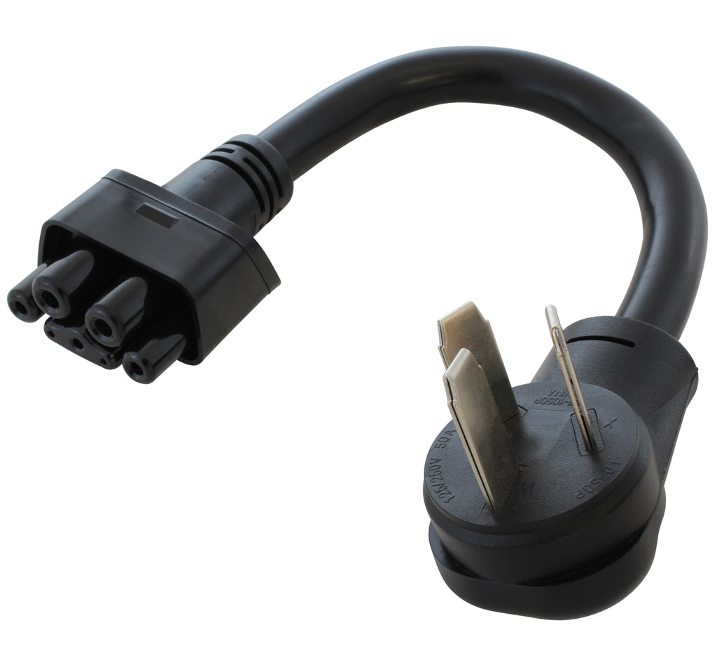 AC WORKS EV Charging Adapter for Tesla Use (TT-30P RV/Trailer 30A Gen2)