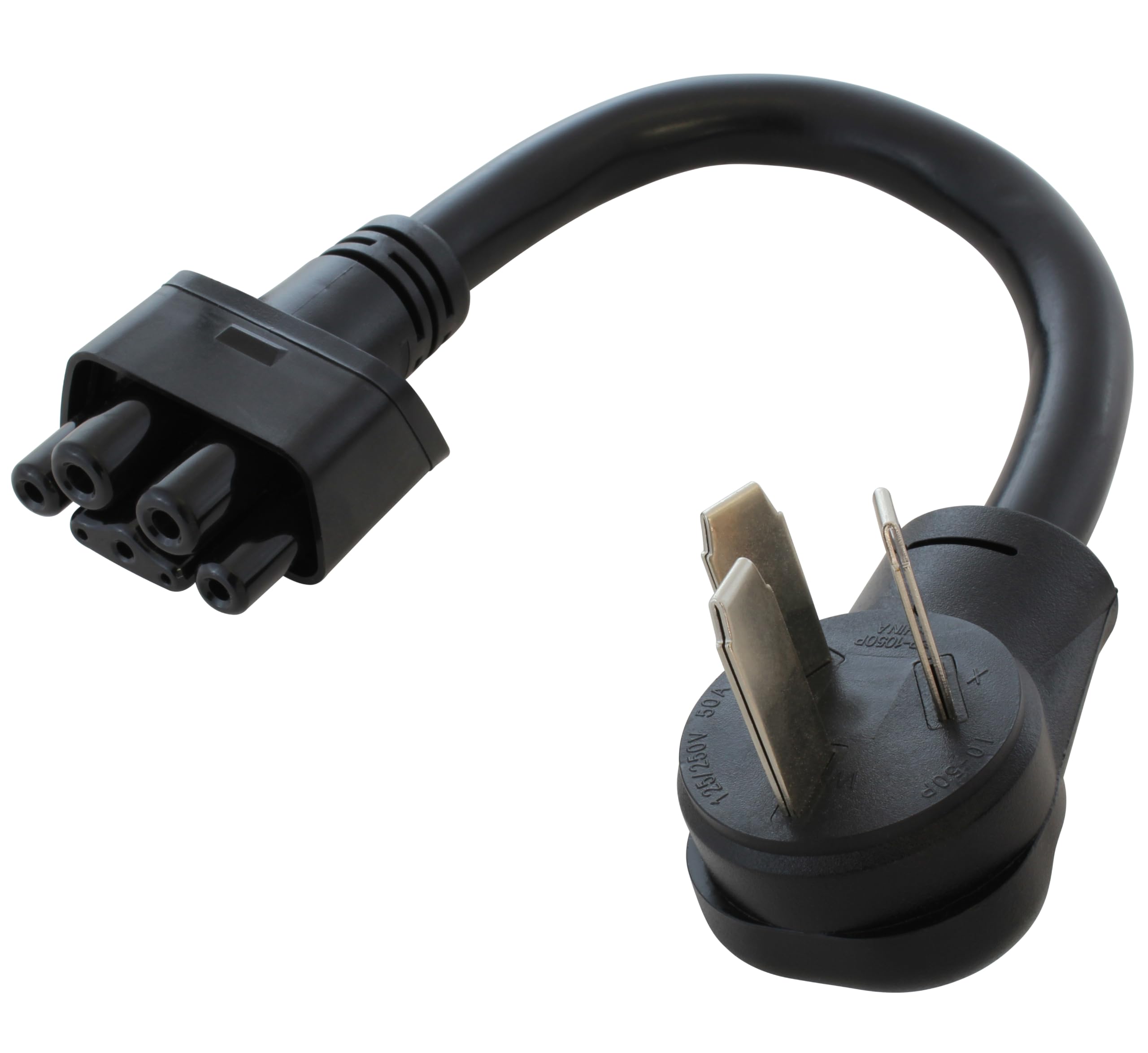AC WORKS EV Charging Adapter for Tesla Use (TT-30P RV/Trailer 30A Gen2)