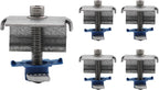 SPEC158-5PK Solar Panel End Clamps for 1-5/8 in. Steel Strut Channel, Solar Panel Kit with End Clamps and Cone Nuts for Mounting Solar Panels, Pack of 5