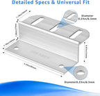 Z Brackets Solar Panel Mounting Kit (16 Pack) - Heavy Duty Corrosion-Resistant Aluminum for RV, Boat, Roof & Off-Grid Installations