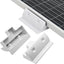 Trisinger Solar Panel Mounting Brackets, PC Corner Bracket Solar Panel Roof Drill-Free Mount for RV, Boats (2pcs-Side mounting Bracket)