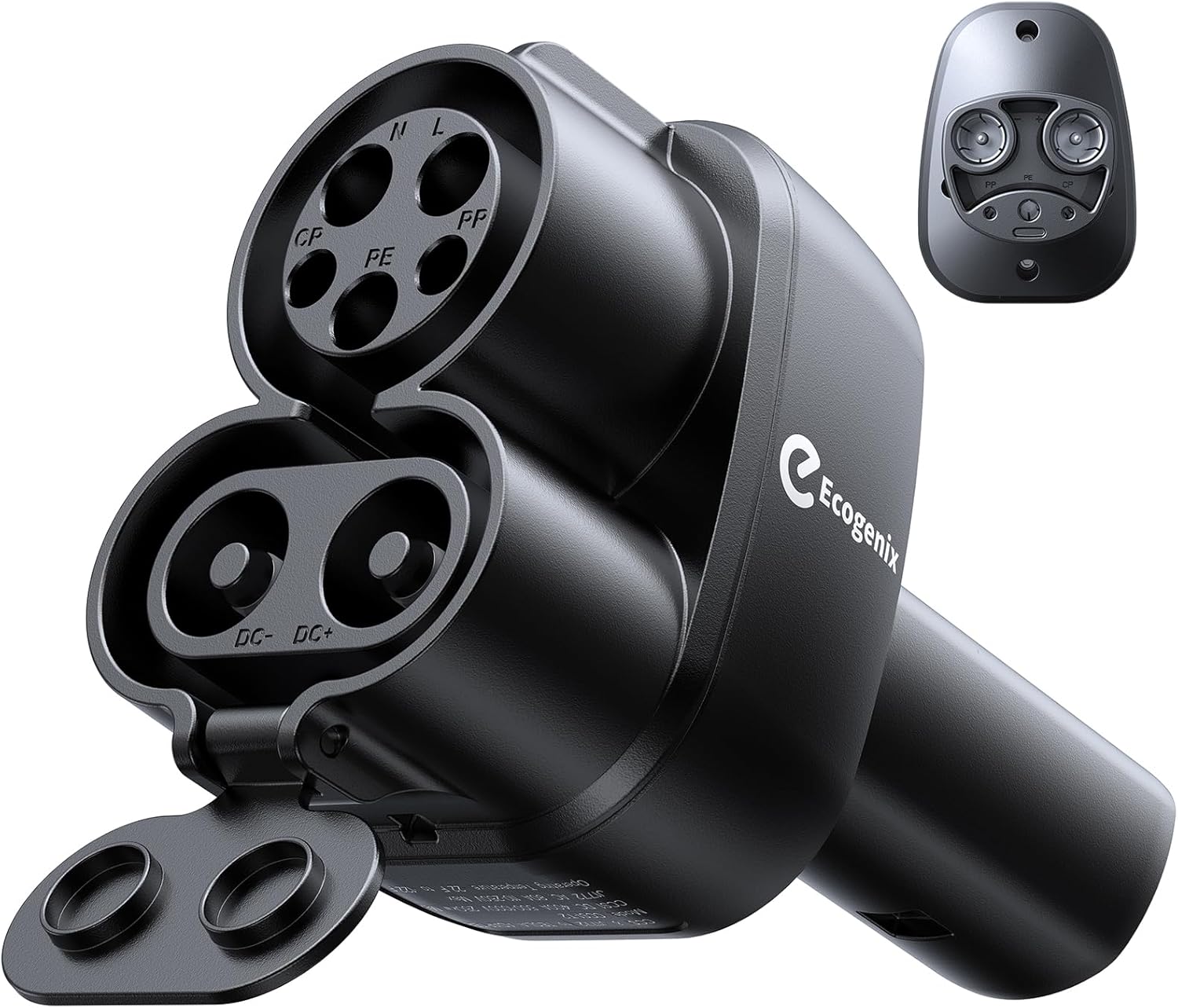 Ecogenix Upgraded 2In1 CCS & J1772 to Tesla Adapter, 250KW Fast CCS1 to Tesla Charging Adapter, Fit for 2021-2026 Tesla Model Y, 3, S, X, Compatible with CCS1& J1772 Level 1 2 3 Charging Stations