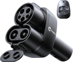 Ecogenix Upgraded 2In1 CCS & J1772 to Tesla Adapter, 250KW Fast CCS1 to Tesla Charging Adapter, Fit for 2021-2026 Tesla Model Y, 3, S, X, Compatible with CCS1& J1772 Level 1 2 3 Charging Stations
