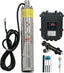 Pump 270W DC 24V Solar Water Pumps, Max head 262ft,7.9GPM Flow，3 inch Solar deep well submersible Pumps with MPPT controller （270W 24V)