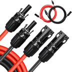 8AWG Solar Panel Extension Cable,1500V IP68 Solar Wire with PV Female and Male Connector, Great for RV, Home, Boat & Solar Panel Systems(20Ft)