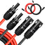 8AWG Solar Panel Extension Cable,1500V IP68 Solar Wire with PV Female and Male Connector, Great for RV, Home, Boat & Solar Panel Systems(20Ft)