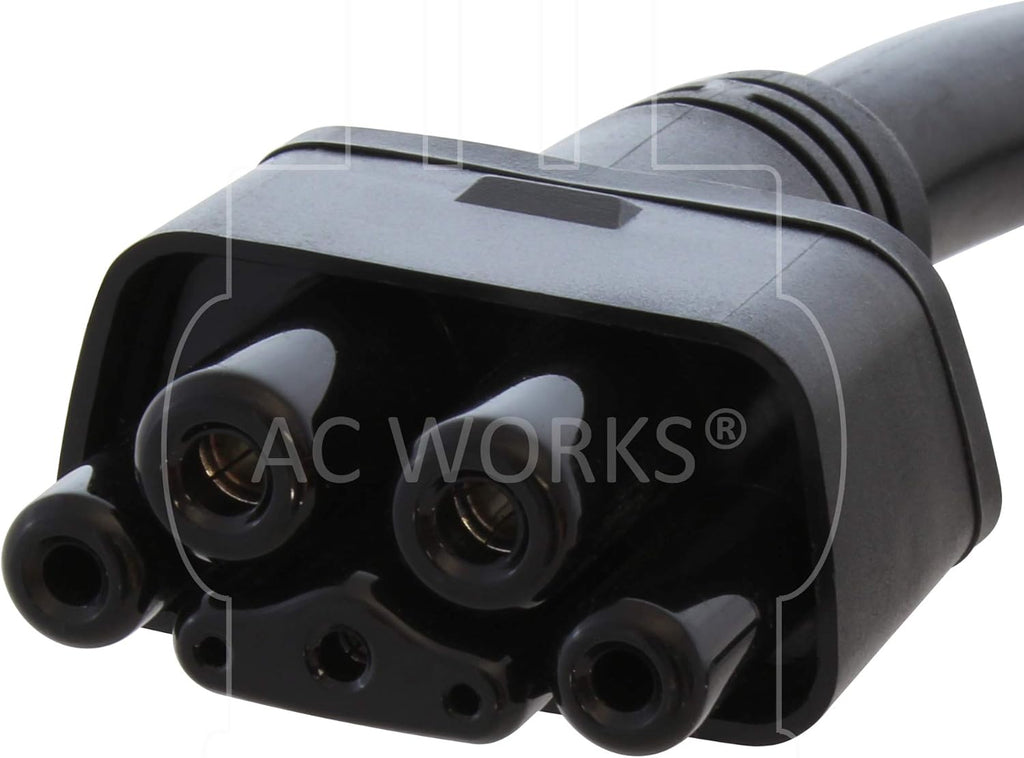AC WORKS EV Charging Adapter for Tesla Use (TT-30P RV/Trailer 30A Gen2)