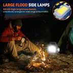 yeatem Solar Flashlight,Multifunctional Flashlight Solar Flashlight,led Flashlight Cell Phone Charger,USB Charging,Suitable for Home,Fishing,Outdoor Camping