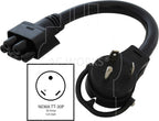 AC WORKS EV Charging Adapter for Tesla Use (TT-30P RV/Trailer 30A Gen2)