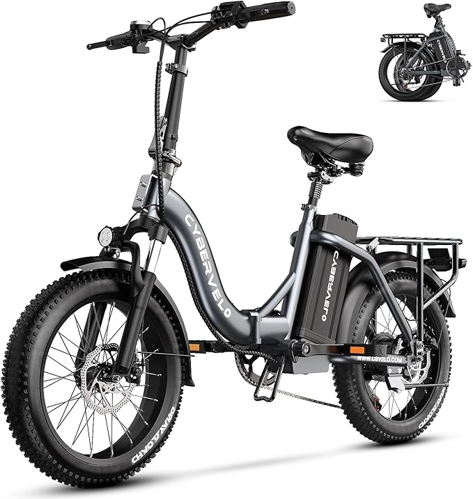Vélo électrique pliable 1000 W, 48 V 20 Ah