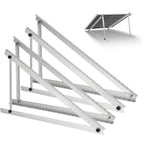 Solar Panel Mounting Brackets, 2 Sets Adjustable Solar Panel Tilt Mount Brackets, 14-27IN Adjust Solar Panel Rack, Support up to 100-450 Watt Mounting Bracket Set, Portable Stand for Roof RV Boat