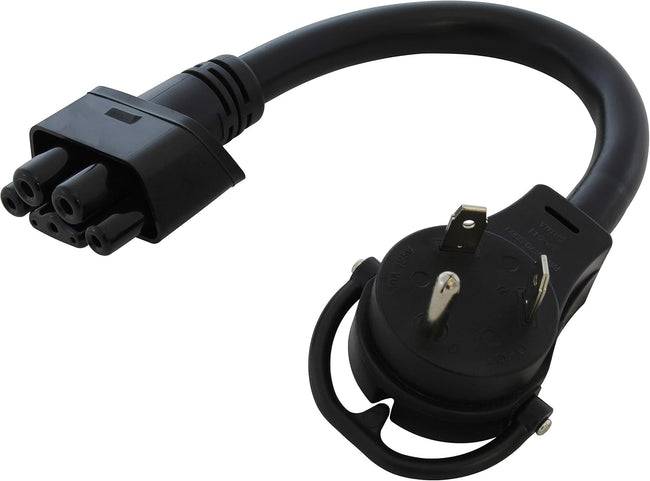 AC WORKS EV Charging Adapter for Tesla Use (TT-30P RV/Trailer 30A Gen2) Hover Image