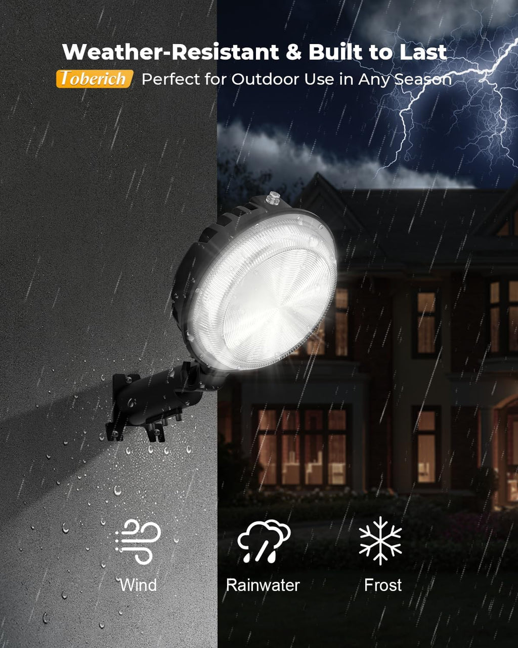 LED Barn Light, 150W 20000LM Yard Area Lights Dusk to Dawn Outdoor Lighting with Upgraded Photocell 6500K Adjustable Angle Daylight IP66 Waterproof Street Lights for Security/Farmhouse/Garage