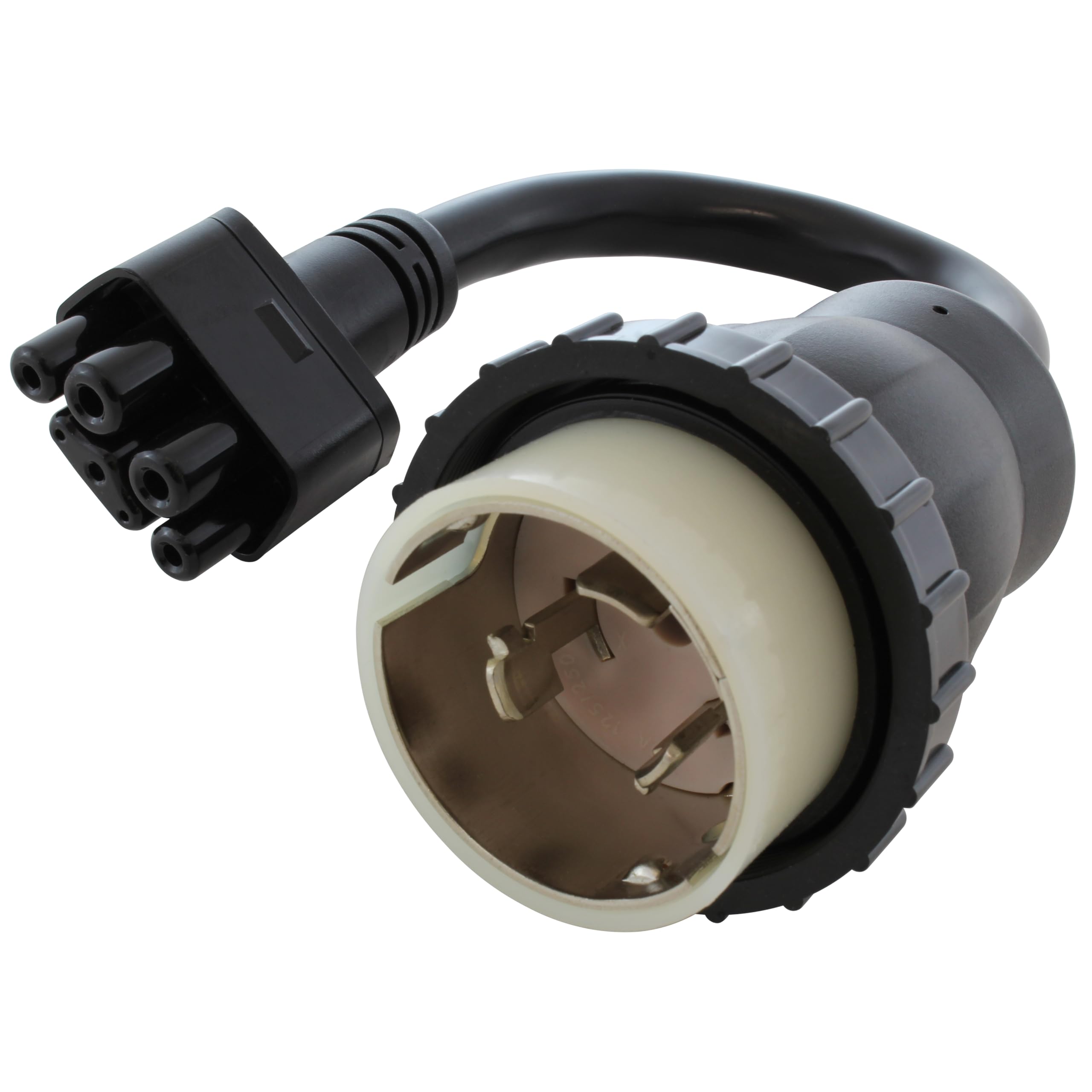 AC WORKS EV Charging Adapter for Tesla Use (TT-30P RV/Trailer 30A Gen2)