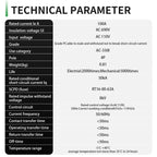 100Amp AC220V Automatic/Manual Transfer Switch 2P 50/60Hz, 2POLE 100A Mini ATS Auto Dual Power Switch W2R for Home Generator, Din Rail Mount Cn Automatic Changeover Fast Transfe for Solar,Rv,Lv Power