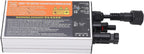 Solar PV Micro Inverter 260W, 18-60V to 120V 230V Grid-Tie Inverter for Home Solar Power System, Compact Aluminum Alloy Microinverter with IP55 Rating