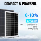 ECO-WORTHY Solar Well Pump Kit - 100W Solar Panel with 12V Deep Well Water Pump for Off-grid Living or Irrigation, Farm & Ranch-DELIVERY IN 2 PARCELS One