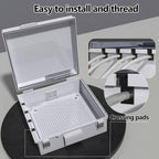 ANIMACYN Electrical Junction Box, Ventilated Design, Cable Grommets, Indoor/Outdoor Use with Mounting Panel & Hinged Cover. Waterproof IP 65. (Grey Cover, 13"x13"x5.1")
