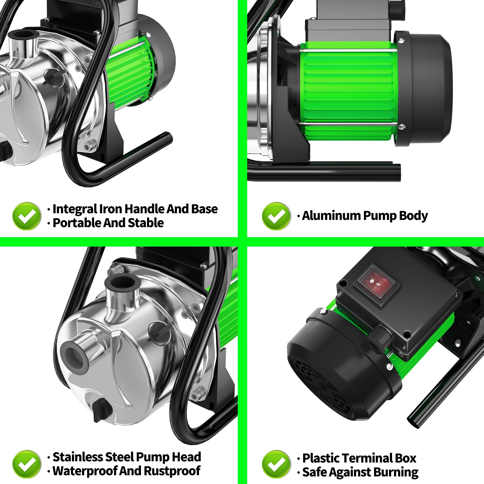 SHANGDA Water Transfer Pump Electric 1.6HP